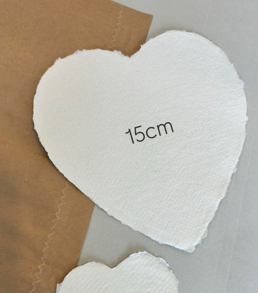 Recycled Khadi Cotton Rag Paper | HEART