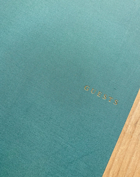 Bespoke Letterpress Guest Book