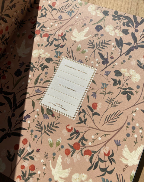 Bespoke Letterpress Guest Book