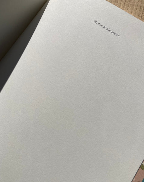 Bespoke Letterpress Guest Book