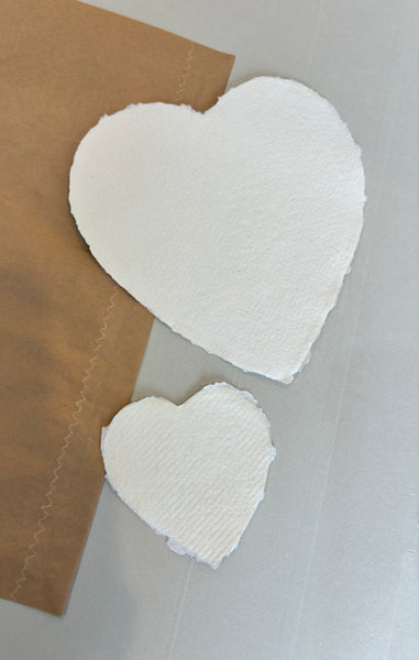 Recycled Khadi Cotton Rag Paper | HEART