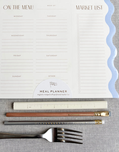 Meal Planner Notepad | Cloud & Cream