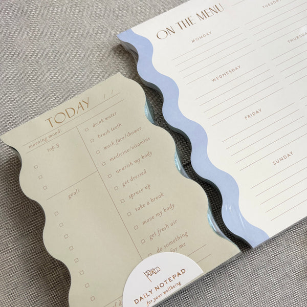 Wavy Daily SAGE Notepad