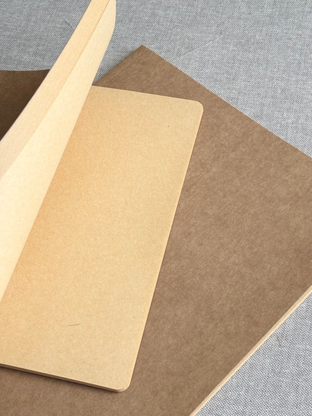 Blank Brown Kraft Journals