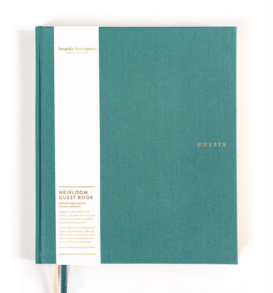 Bespoke Letterpress Guest Book