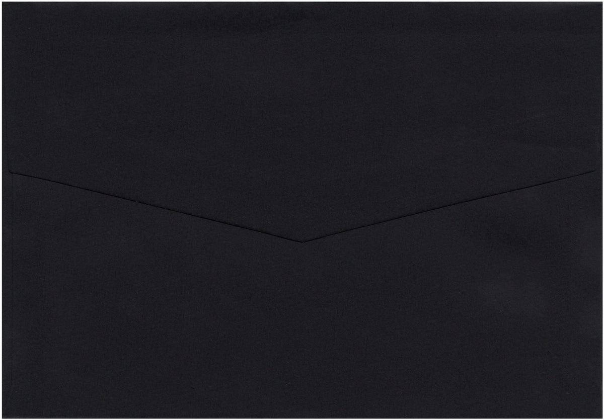 Envelopes 5x7" kraft / black Pulp Creative Paper
