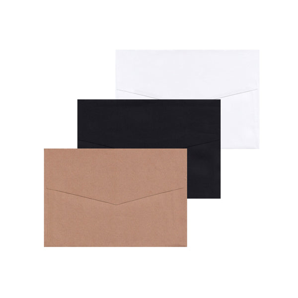 Envelopes 5x7" | kraft / black