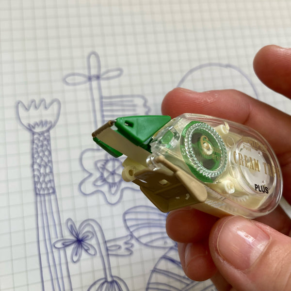 Cream Correction Tape