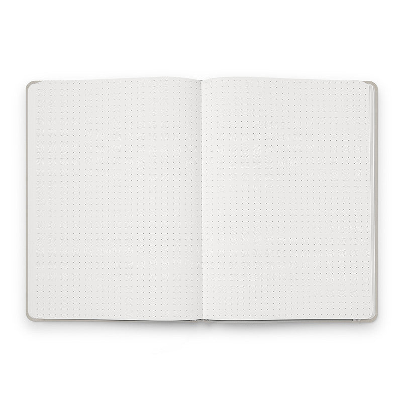 Karst Hard Cover Notebook / Dot Grid A5 / Stone – Pulp Creative Paper