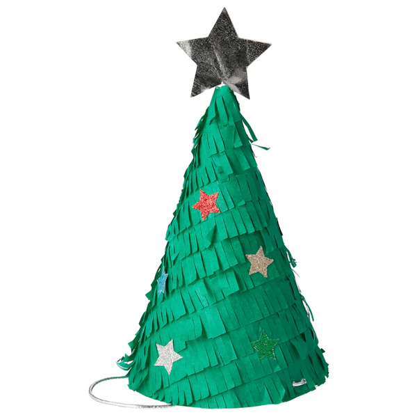 Meri Meri Fringed Christmas Tree Party Hats