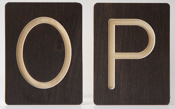 Wooden Letters