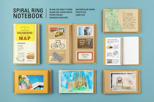 Travellers Company Spiral Ring Notebooks / B6