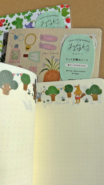 Midori Yuru Log Notebooks