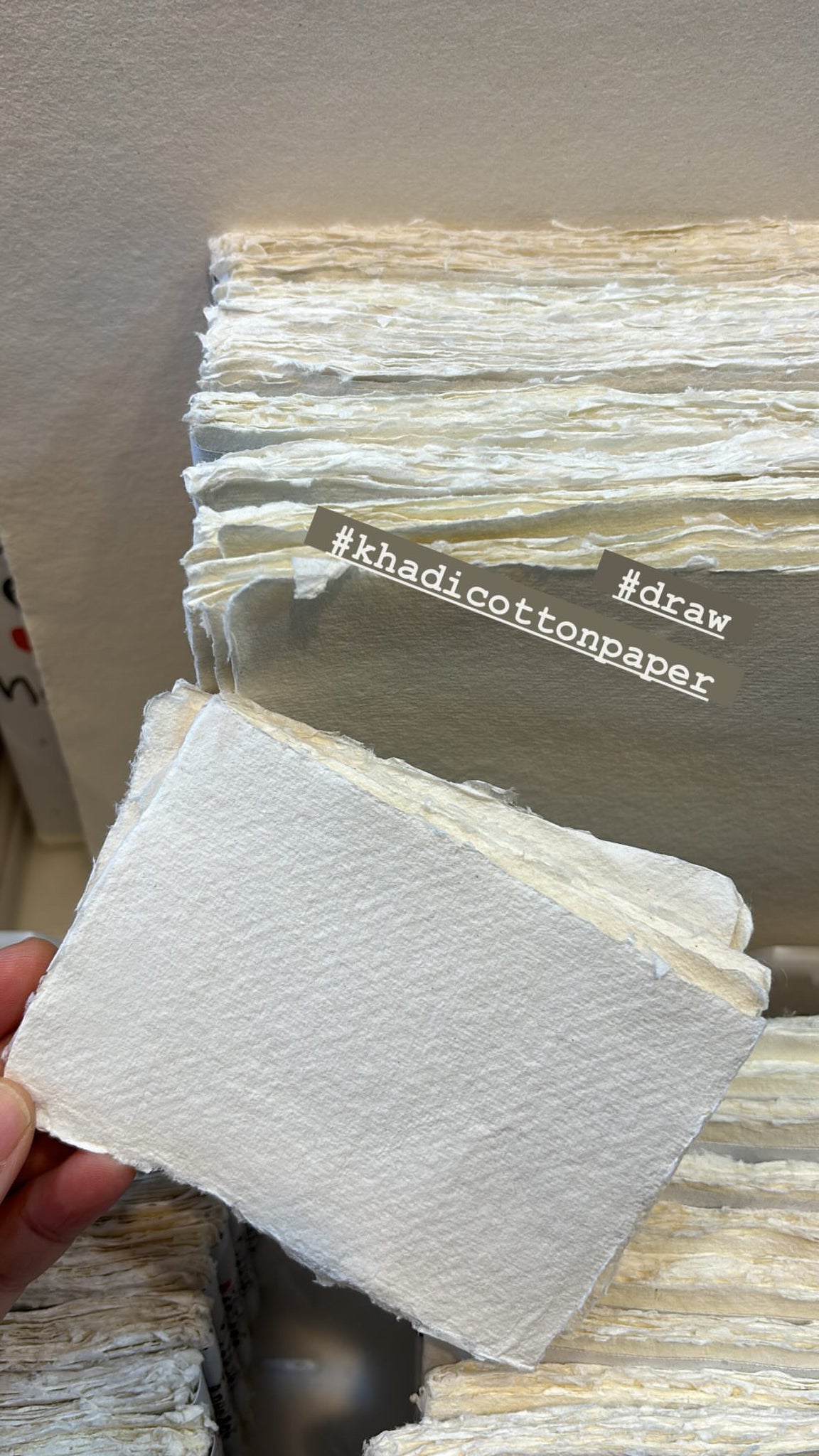 Recycled Khadi Cotton Rag Paper