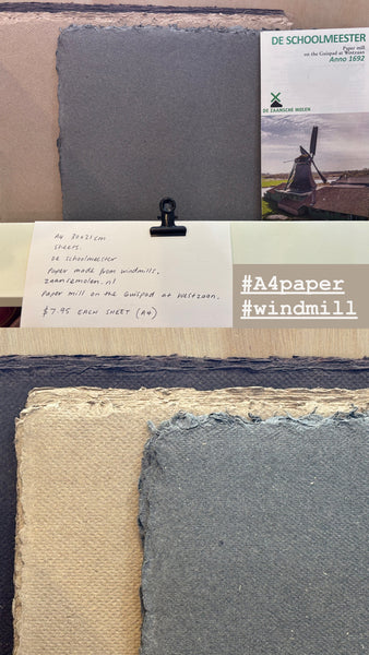 A4 Paper / De Schoolmeester (deckled edge)