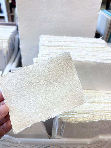 Recycled Khadi Cotton Rag Paper