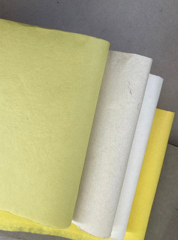 Mulberry (Saa) Papers | Natural, White & Yellow