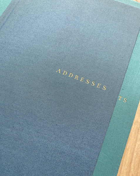 Bespoke Letterpress Address Book