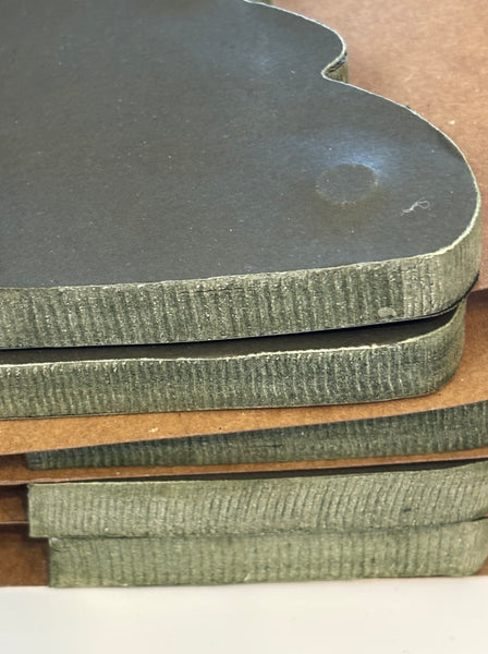 Paper Trees / olive green