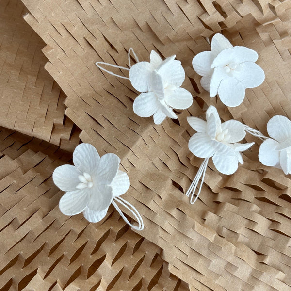 Paper Blossoms / White
