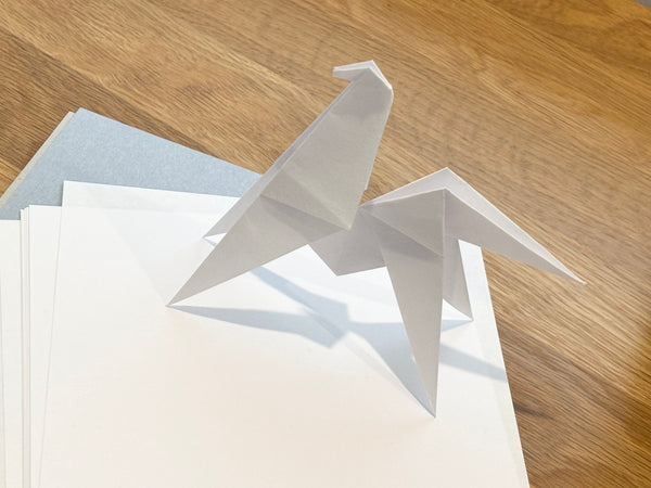White Origami Paper 100 pack