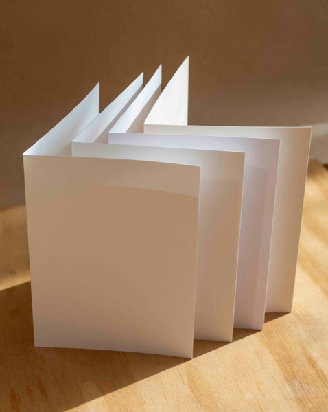 A6 Scored Cards Blank Bi-fold