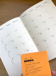 2025 Rhodia | Monthly Orange