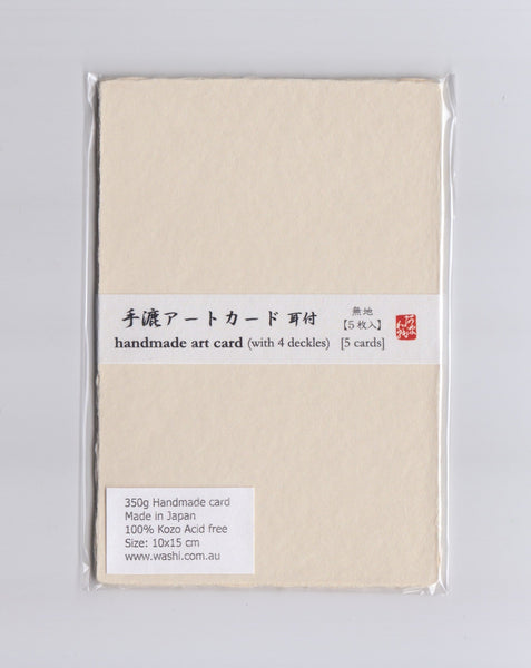 Kozo Blank Paper Art Cards
