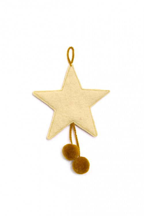 Muskhane Pompoms Felt Stars