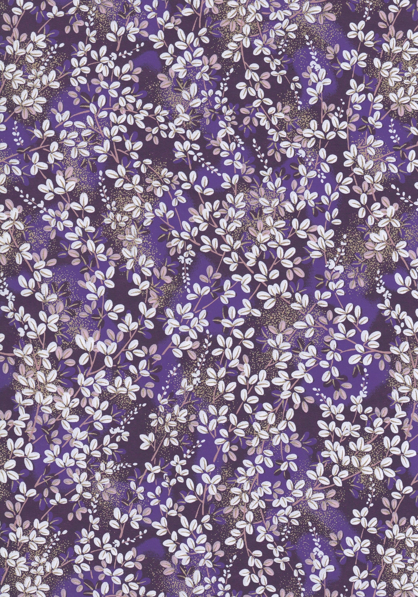 A4 Paper / No.54 Purple Chiyogami