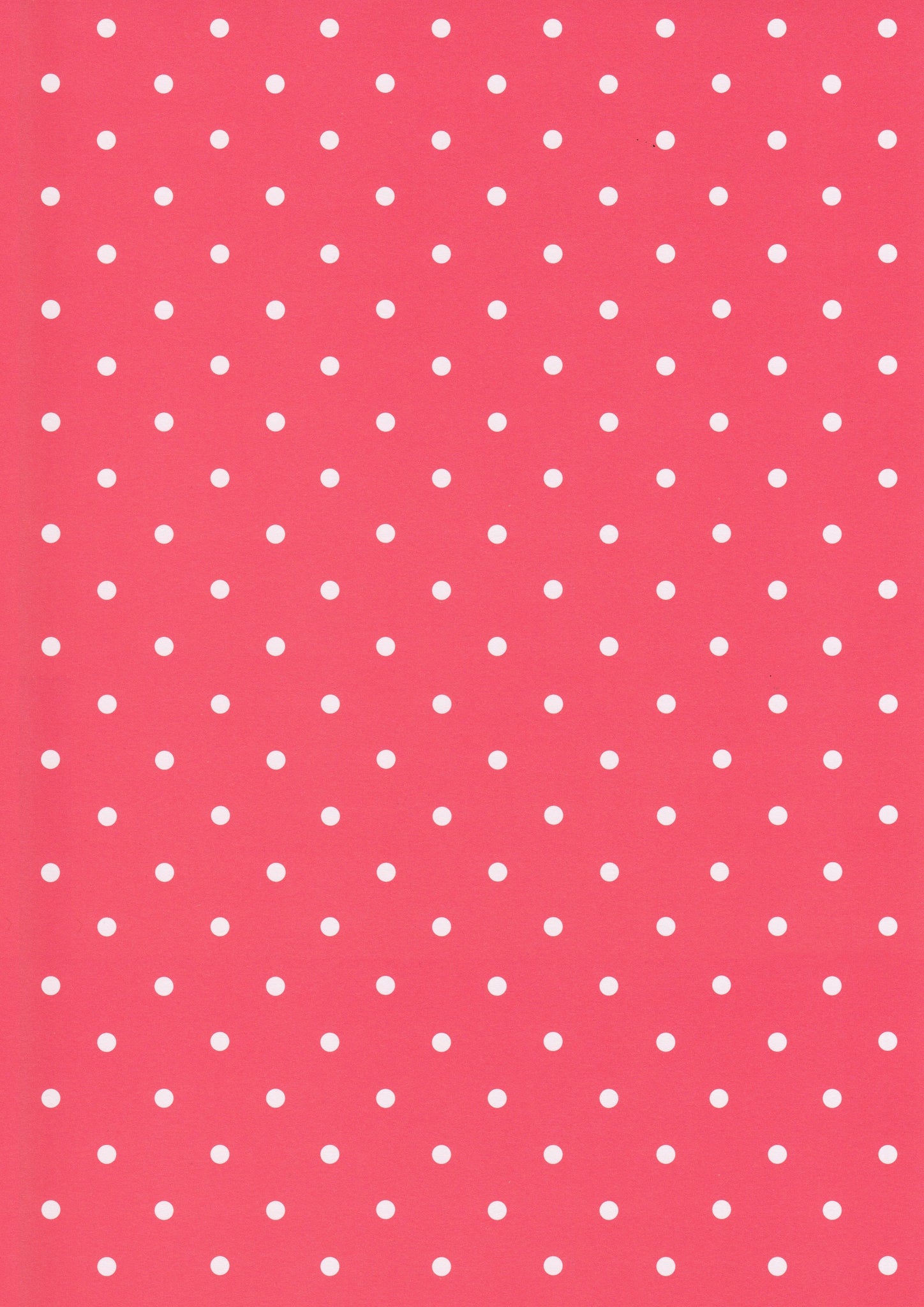 A4 Paper / No.88 Red White Polka Dots