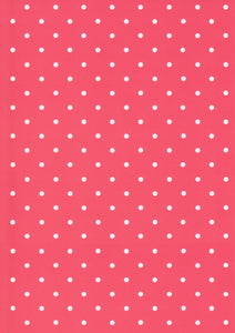 A4 Paper / No.88 Red White Polka Dots