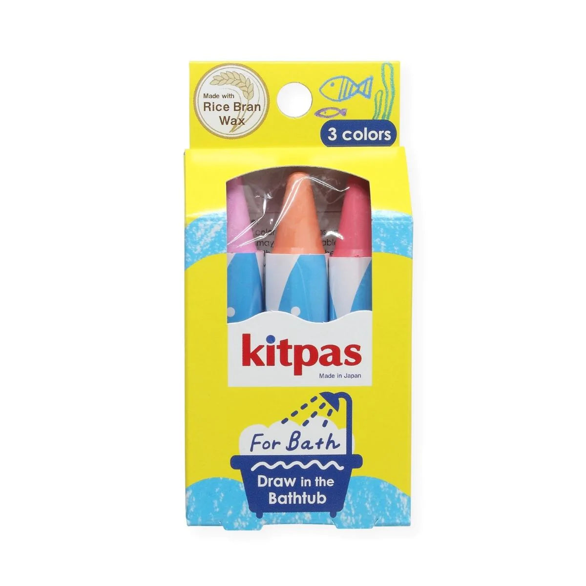 Kitpas Bath Crayons Rice Wax