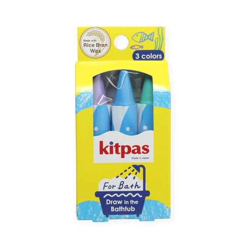 Kitpas Bath Crayons Rice Wax