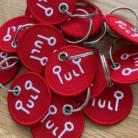 Pulp Creative Paper Embroidery Keyring