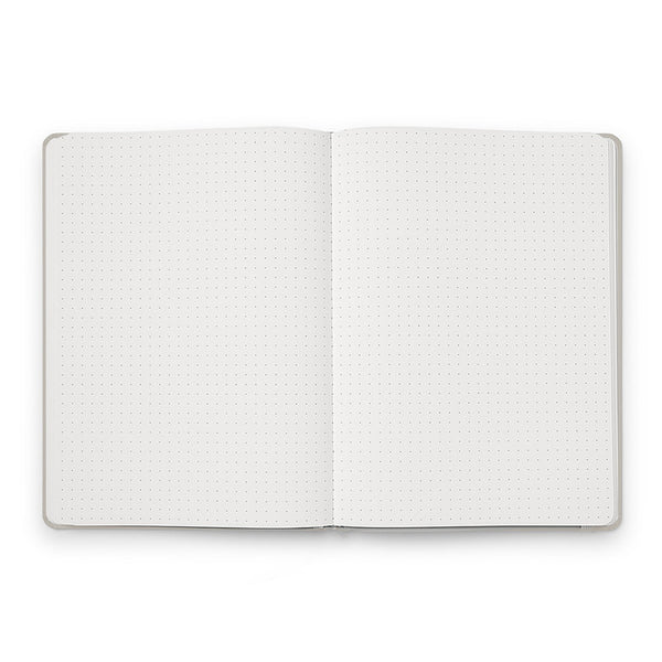 Karst Hard Cover Notebook / Dot Grid A5 / Stone