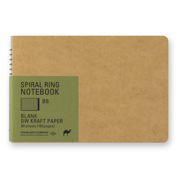 Travellers Company Spiral Ring Notebooks / B6