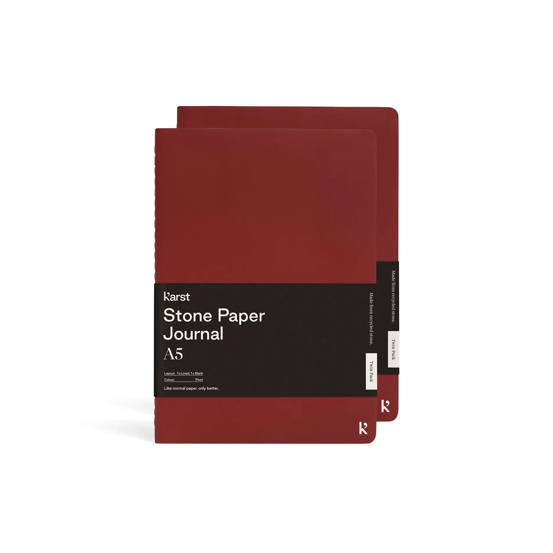 Karst Twin Pack Journal A5 / Plain + Ruled