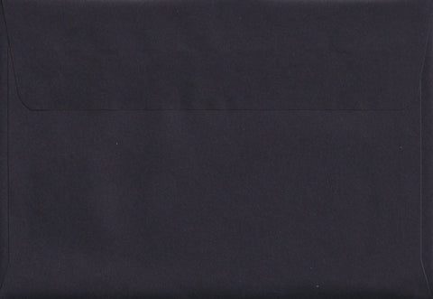 Black C6 envelope