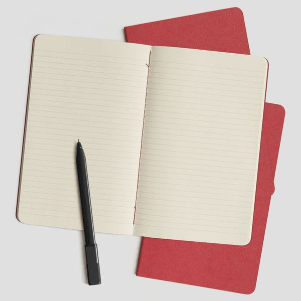Moleskine Cahier Notebook Set of 3 LARGE: Cranberry Red