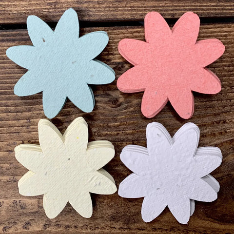 Paper-Go-Round Seed Paper / FLOWER SHAPES